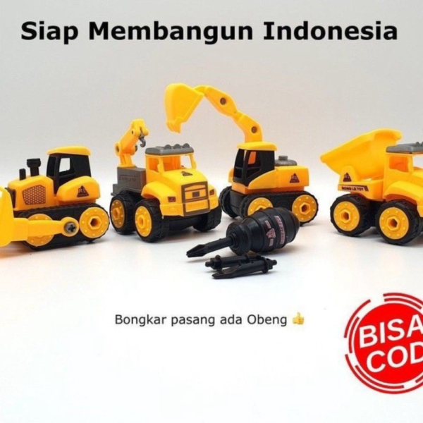 

Unik Contruction Car Education ORIGINAL Mainan Edukasi Anak Diskon