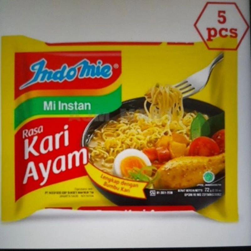 

indomie per 5 bks aneka rasa