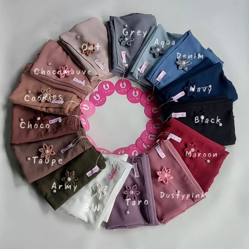 Naura Khimar Hijab ORI Uzma (Hijab Instan)