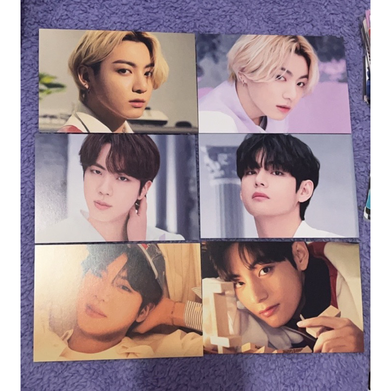 READY OFFICIAL BTS BEST OF THE BEST POSTCARD JUNGKOOK JIN TAEHYUNG SET