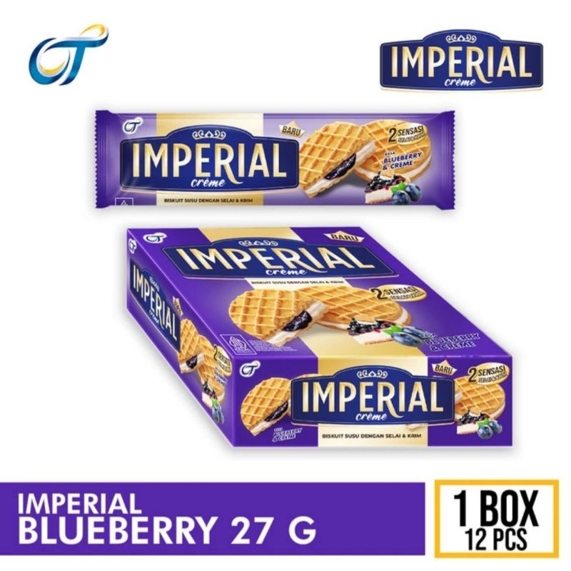 

Imperial Creme Blueberry 27gr isi 12pcs