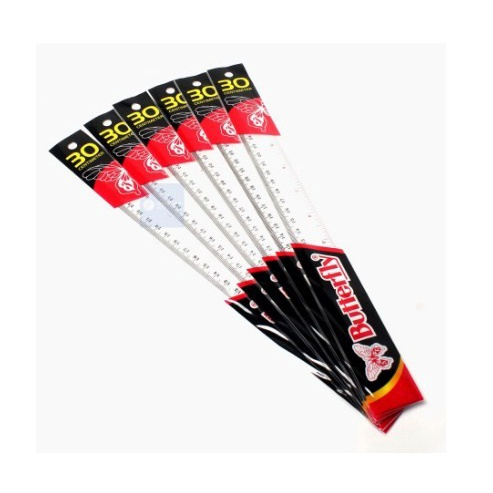 

Penggaris Plastik Butterfly 30cm (1 Pcs)