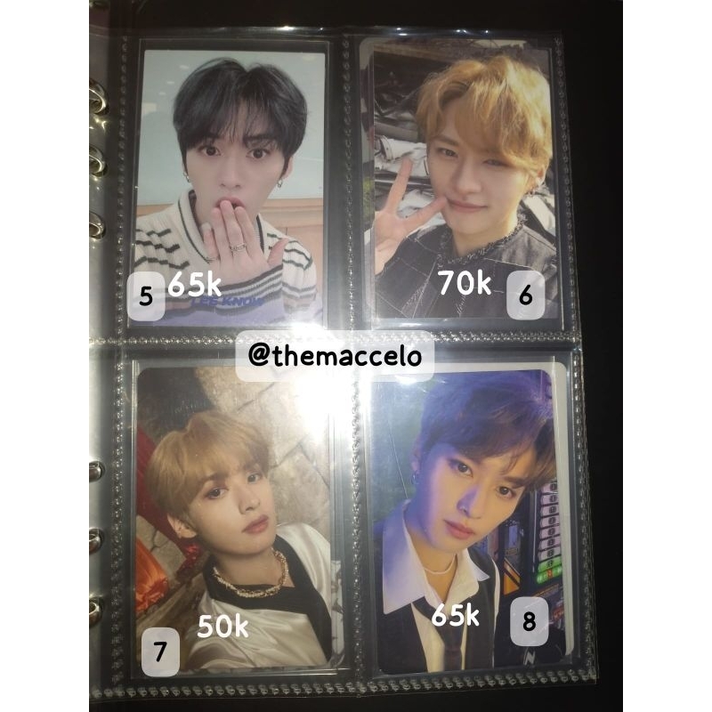 photocard pc lee know lino stray kids official