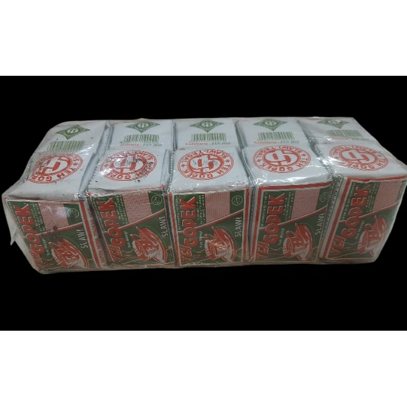 

TEH GOPEK 1PAK/PRES ISI 10(40GR) TEH KHAS SOLO