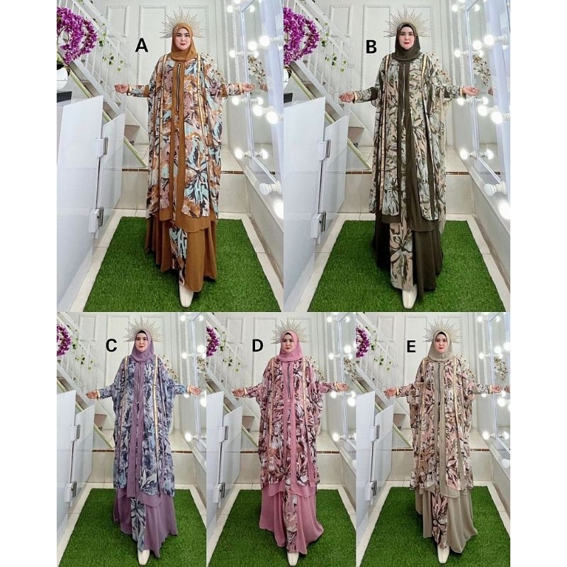 Kalela Series by Wadah Muslim || Gamis Set Jubah