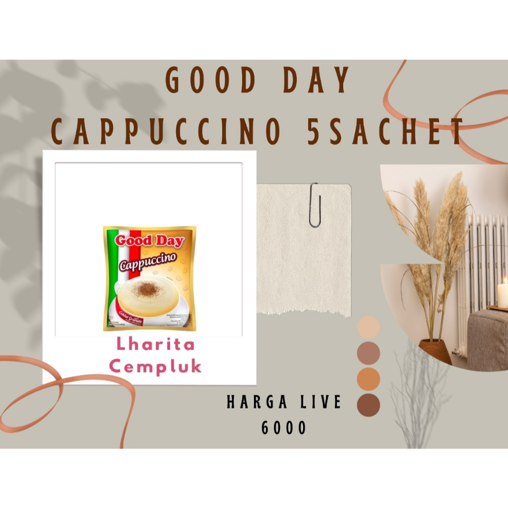 

Good day Cappuccino 5sachet