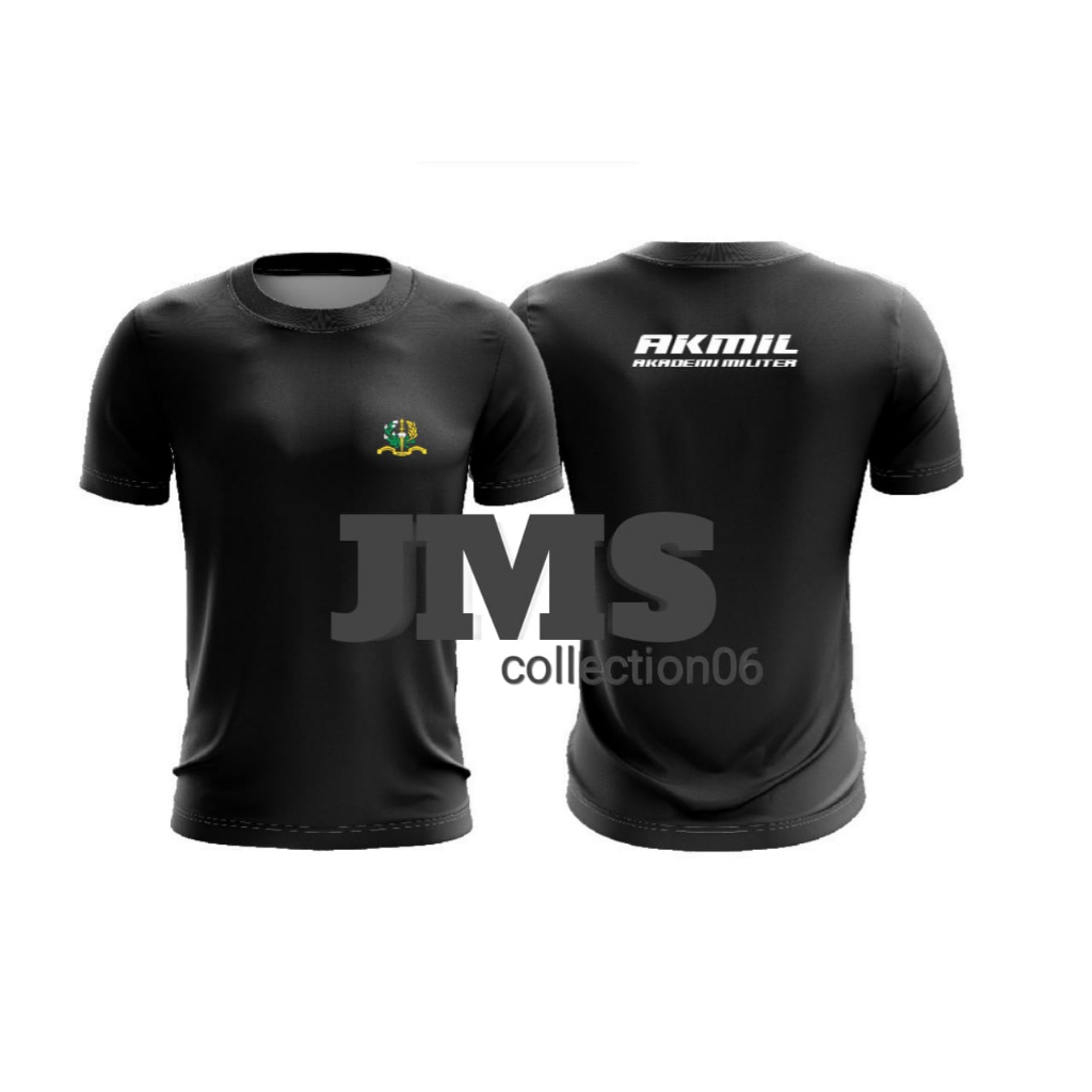 kaos akmil Hitam / kaos akmil Abu /baju kaos akmil  / kaos running olahraga akmil / kaos jersey akmi