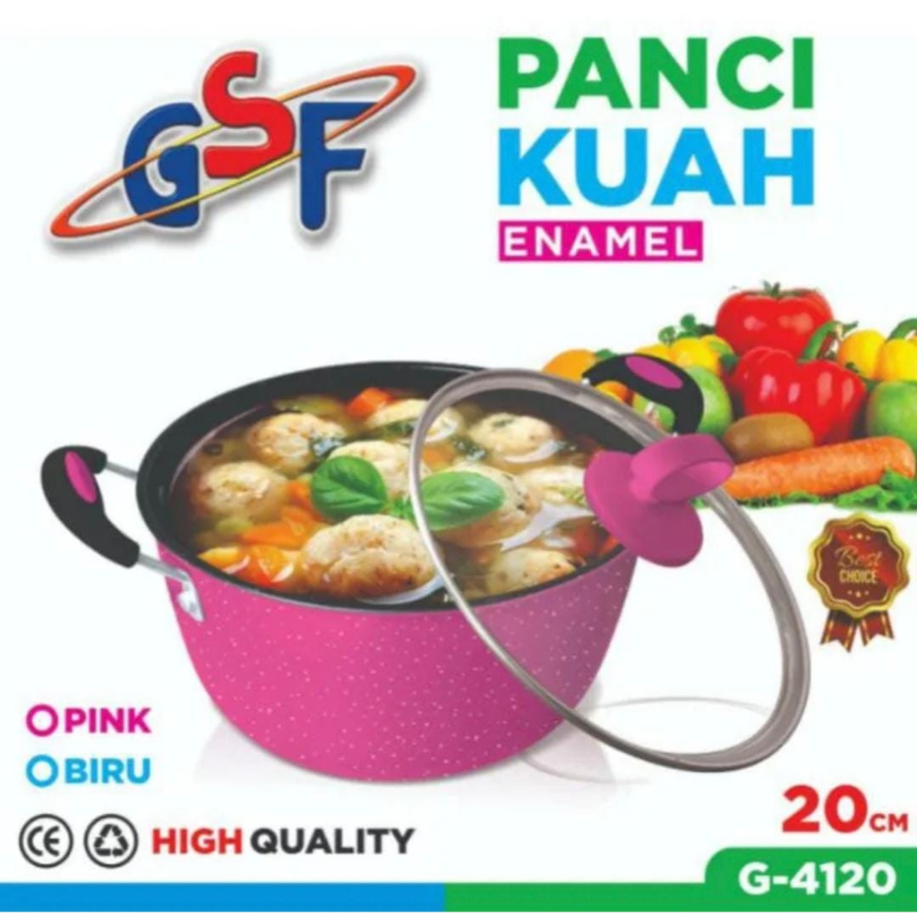 PANCI KUAH ENAMEL GSF / PANCI KUAH 20 CM