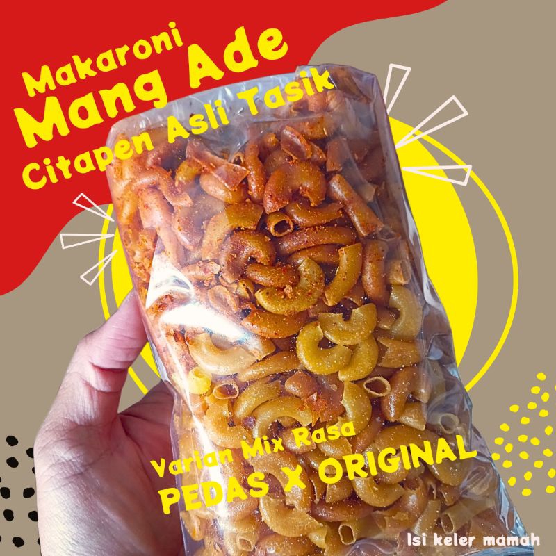 

MAKARONI MIX RASA MANG ADE CITAPEN ASLI TASIKMALAYA