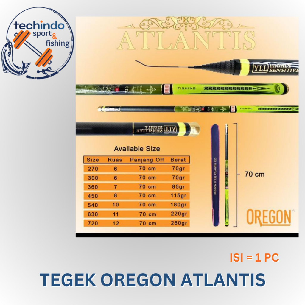 Joran Tegek Pancing Oregon Atlantis