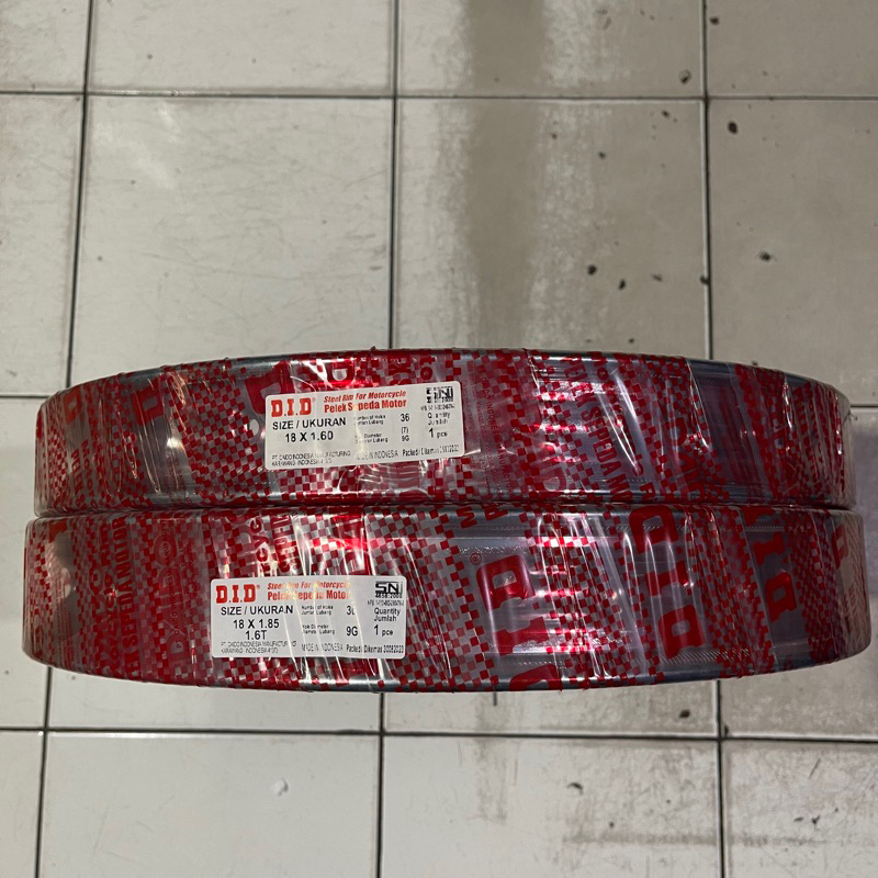 VELG DID KRUM RING 18 UKURAN 160 DAN 185 SEPASANG