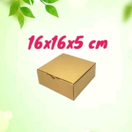

Kardus packaging 16x16x5 cm box packing | souvenir | siap pakai multifungsi