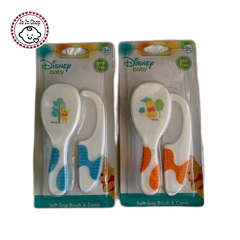 Disney Soft Grip Brush & Comb/Sisir & Sikat Bayi Disney
