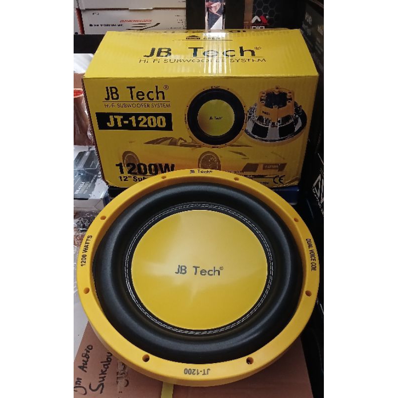 subwoofer 12in JB-Tech JT-1200...1200watt doble coil