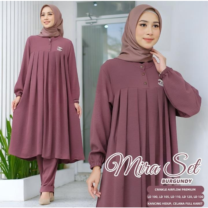 Setelan Baju Rok Wsnita Promo Oneset 1 Bju Oneset Hariraya Set Wanita Lebaran Seyelan Cod 2026 Setce