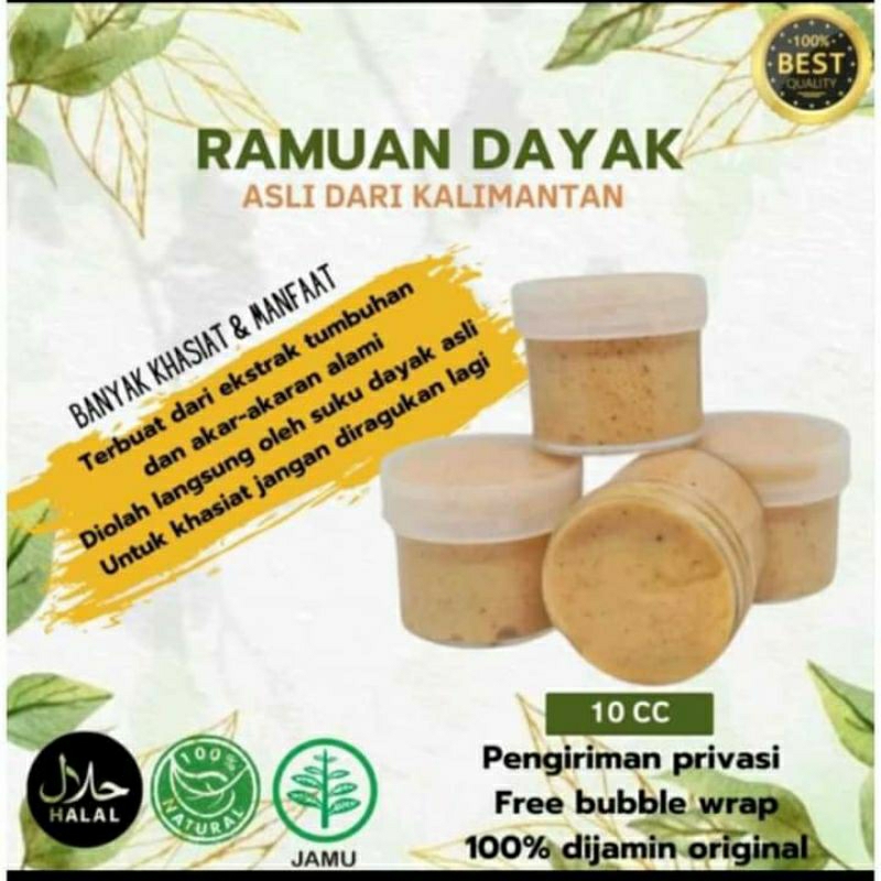RAMUAN DAYAK KALIMANTAN ASLI