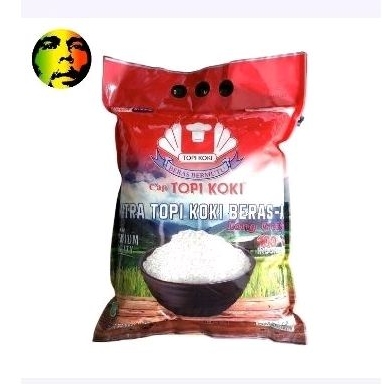 

Topi koki beras premium long grain 2.5kg