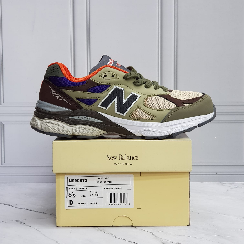 NEW  BALANCE 990 BT3 SNEAKERS PRIA SEPATU NB MADE USA