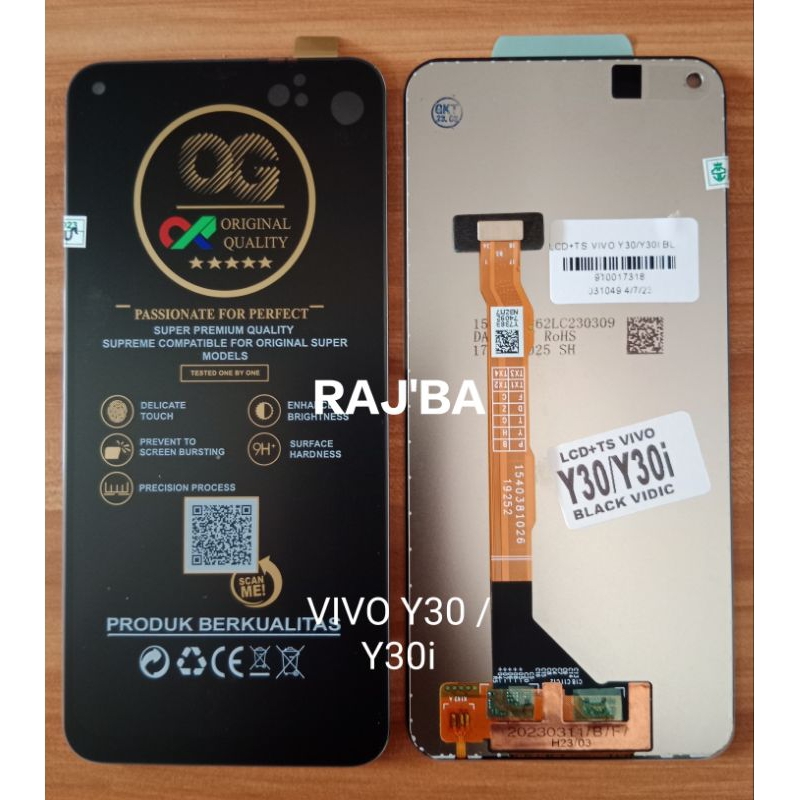 LCD LAYAR HP VIVO Y30 Y30i GRADE A KWALITAS ORIGINAL