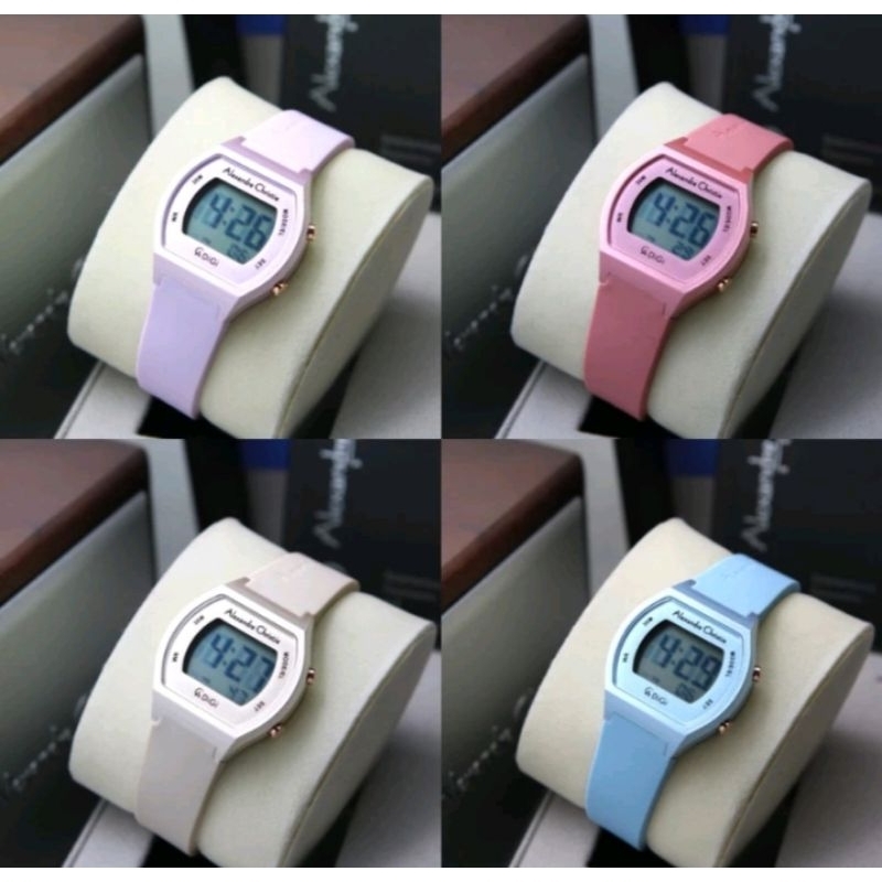 Original Jam tangan wanita Alexandre christie ac9384/ac 9384 rubber