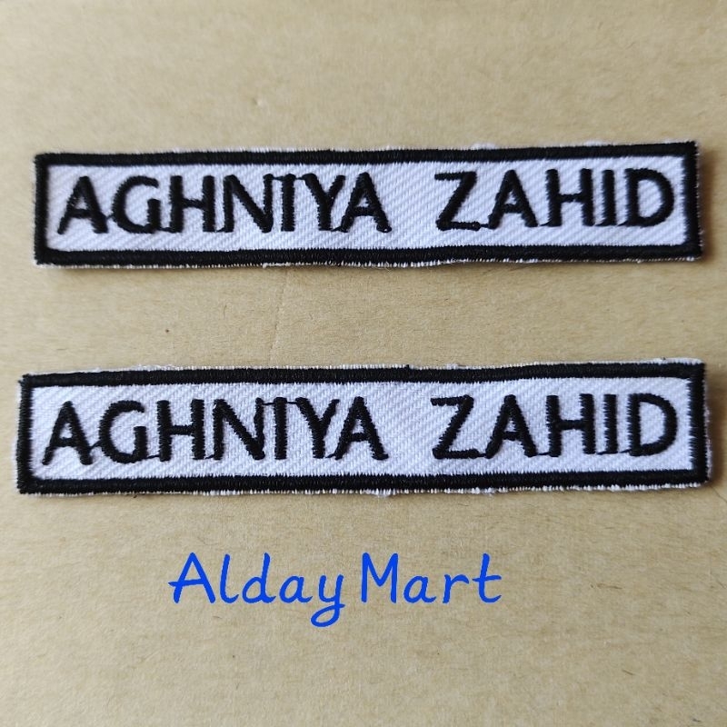 

Name Tag / Nama Dada Bordir