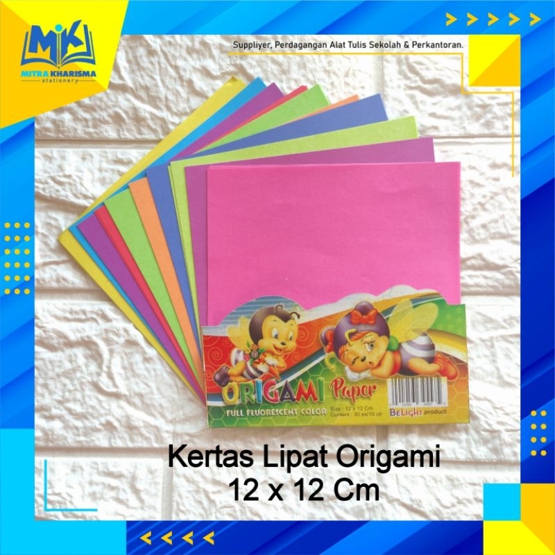 

Kertas Lipat Origami BeLight (30 Lembar) /Kertas Origami Tawon