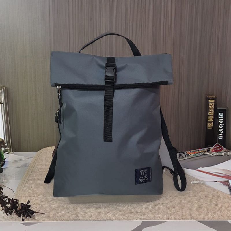 (NEW)Tas Ransel Rolltop Kerja Multifungsi Muat Laptop Tas Lipat Kekinian By TasDistro