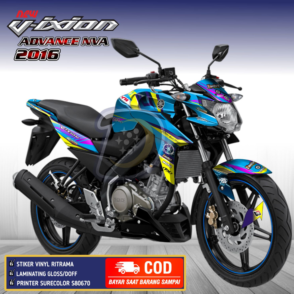 Decal Vixion Advance 2016 Striping Yamaha Vixion NVA Stiker Motor Vixion Advance Road Race