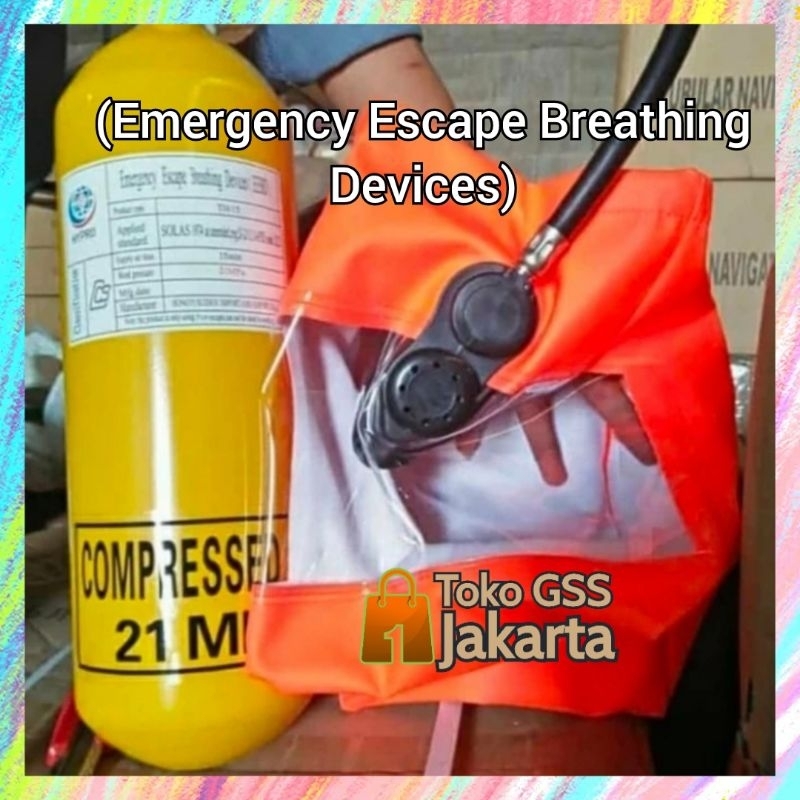 EEBD Emergency Escape Breathing Devices 15  menit 3L Hypro