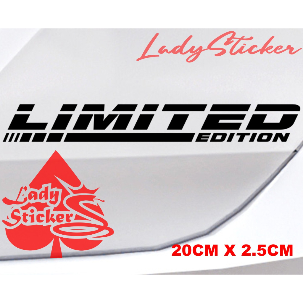 Sticker LIMITED EDITION striping sticker stiker LIMITED EDITION
