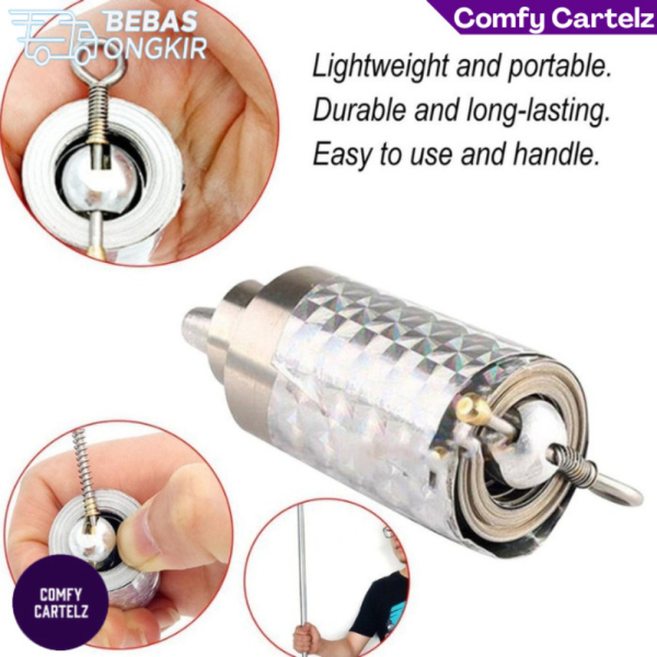 Unik Tongkat Besi Pelindung Teleskopik untuk Perlindungan Diri CCZ Murah