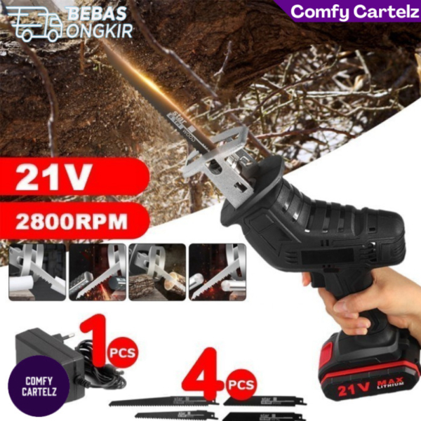 Unik MESIN GERGAJI BATERAI SERBAGUNA X2000 ORIGINAL CCZ Limited