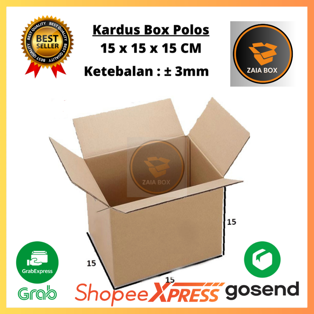 

Kardus Karton Box 15x15x15 CM Kotak Dus Hampers Kecil