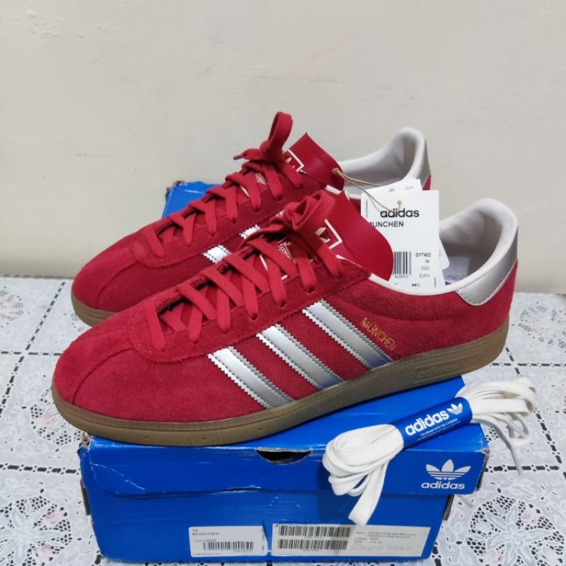 Adidas Munchen red silver