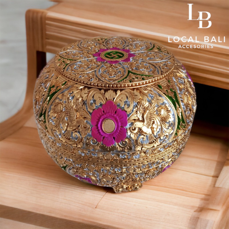 Keben ukiran bali prada premium 30cm
