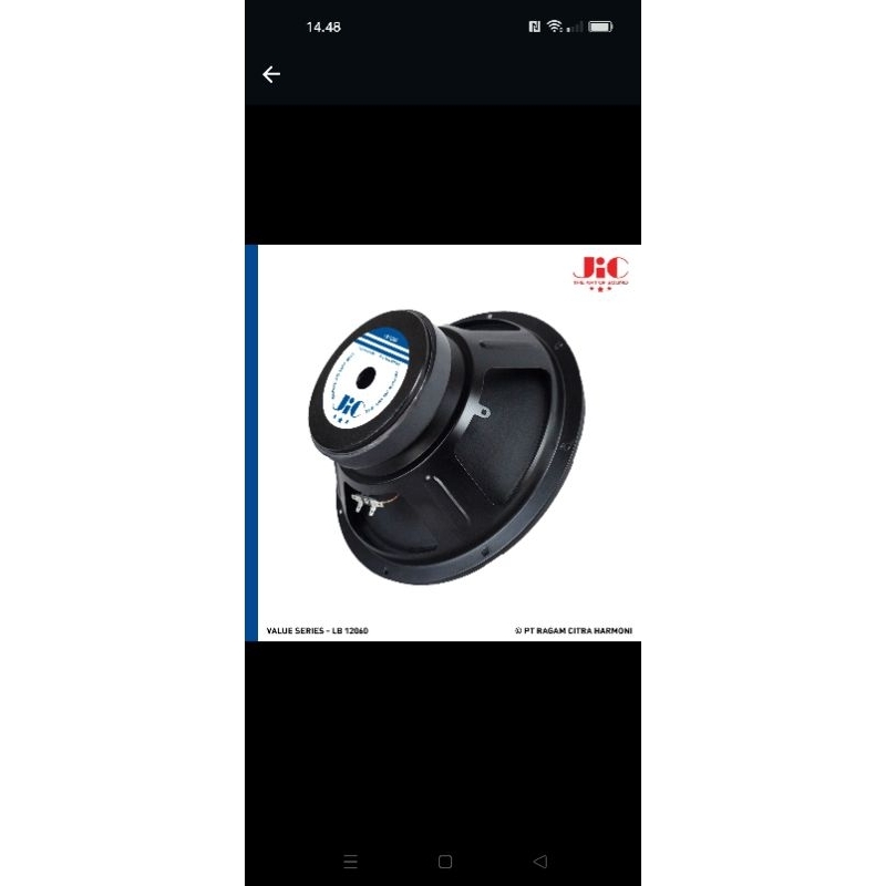 Speaker JIC LB 12060 ( 12 inch )