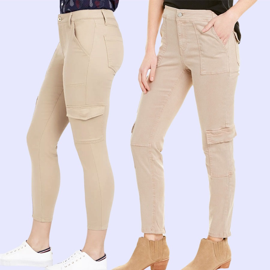 ISUGA TH 816 CARGO PANTS BEIGE Celana Panjang Wanita Branded