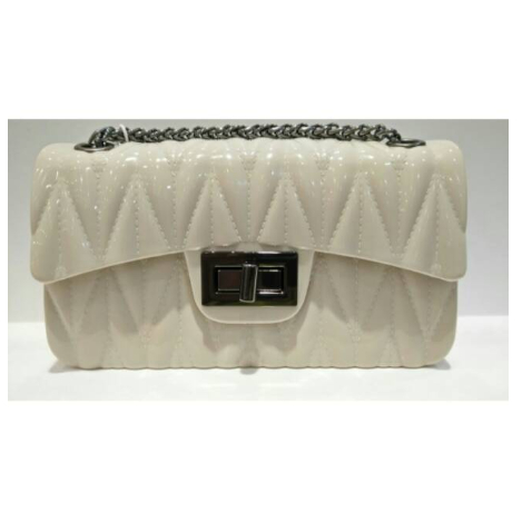 Miniso Shoulder Bag Cream / Tas Jelly Miniso Blue / Miniso Tas Jelly / Jelly Bag Miniso