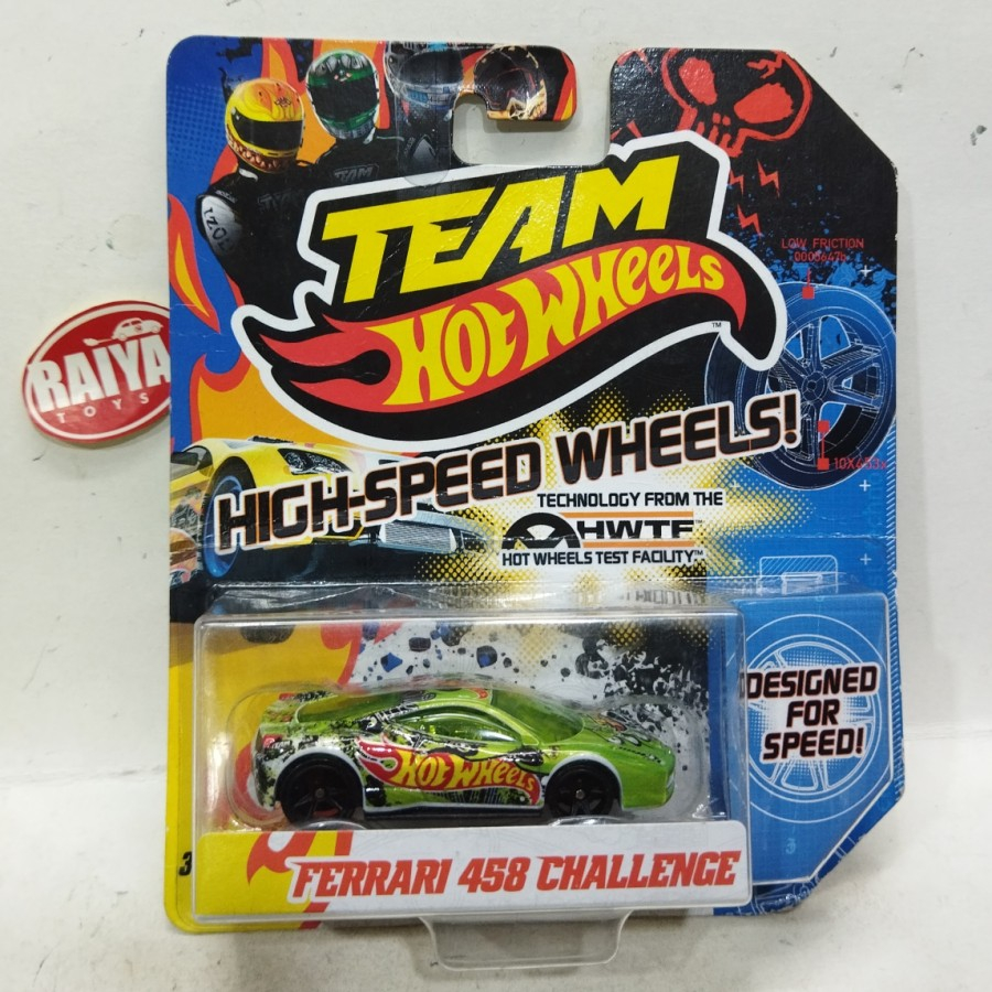Hot Wheels HWTF HSW Ferrari 458 Challenge Team Hotwheels High Speed