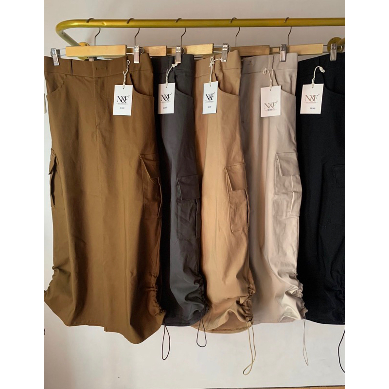 ROK KARGO SERUT | ROK WANITA IMPORT