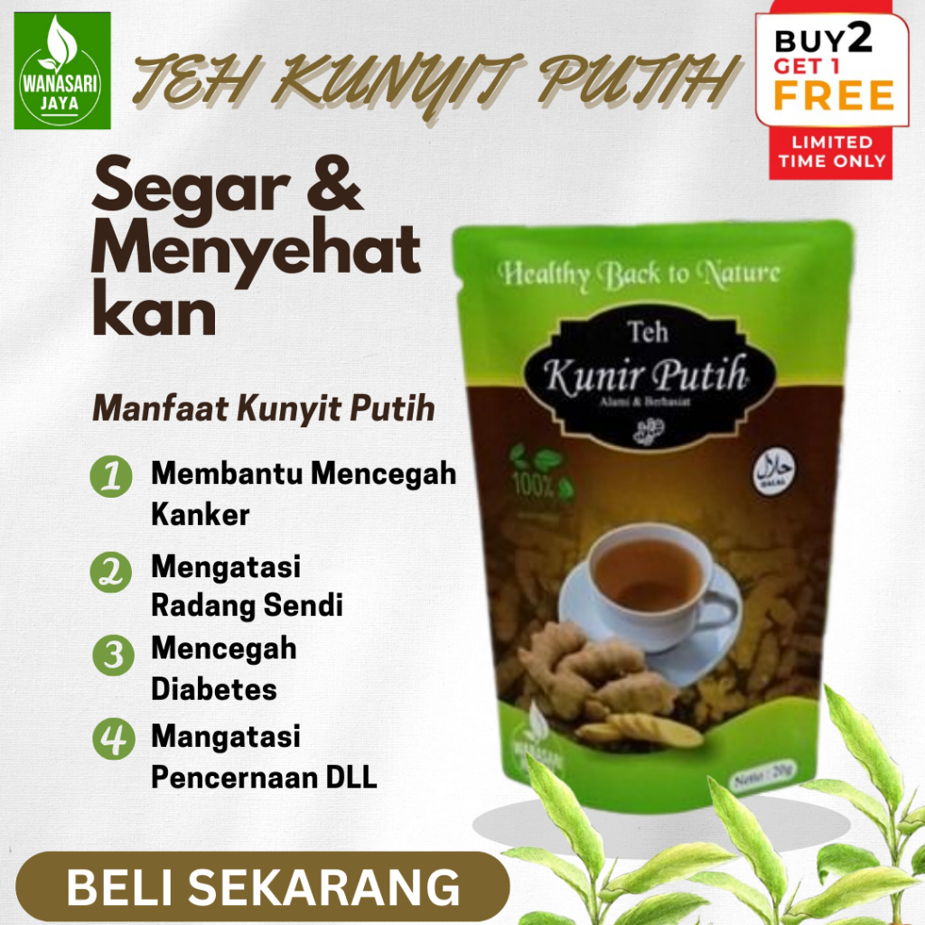 

TEH KEMASAN KUNYIT PUTIH ALAMI 100% ORIGINAL EKSTRAK KUNIR PUTIH TEH KUNIR PUTIH KUNYIT PUTIH BUBUK OBAT ASAM LAMBUNG, GERD, MAAG DLL