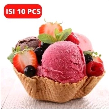 

CONE ES KRIM WAFFLE MANGKOK ISI 10