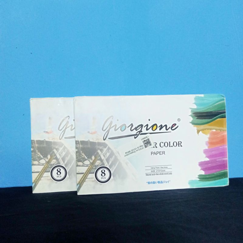 

Giorgione Kertas Cat Air Water Color Paper 13*21cm
