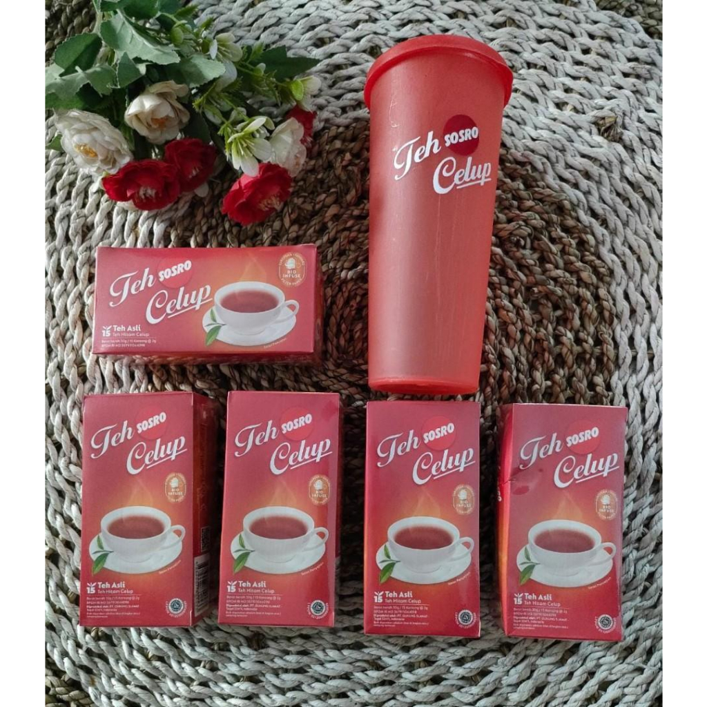 

Teh Sosro Celup 5pcs+ Free Tumbler cup.