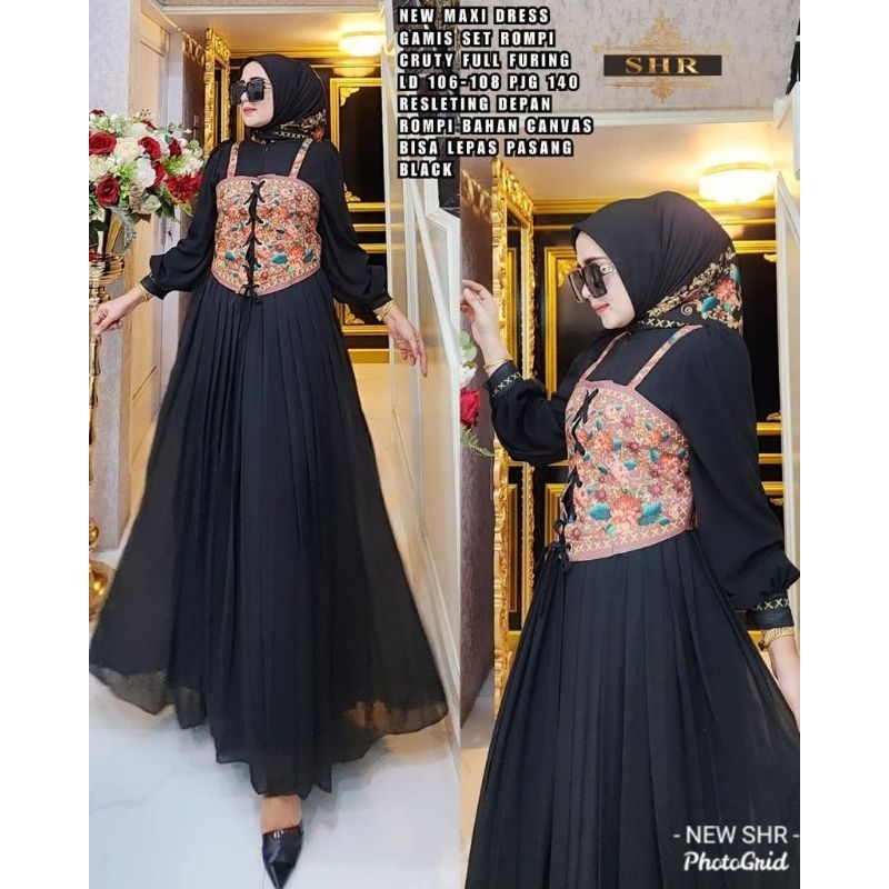 Gamis Set Rompi SHR New