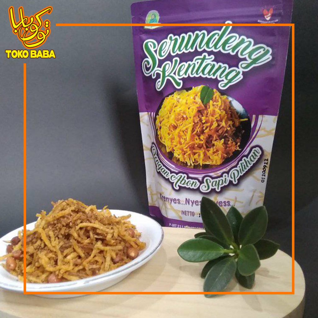 

Serundeng Kentang Suci dengan Abon Pilihan