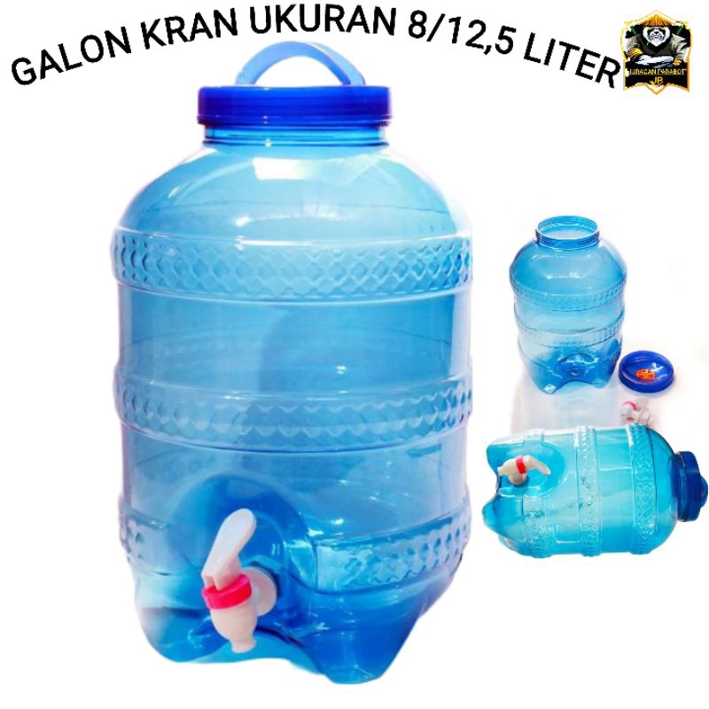 Galon Kran Air Isi Ulang Ukuran 8/12,5 Liter