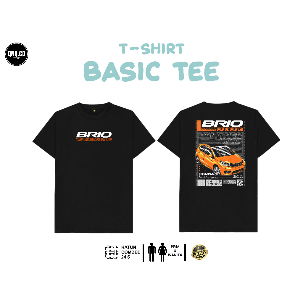 kaos brio kuning kaos pria wanita kaos keren