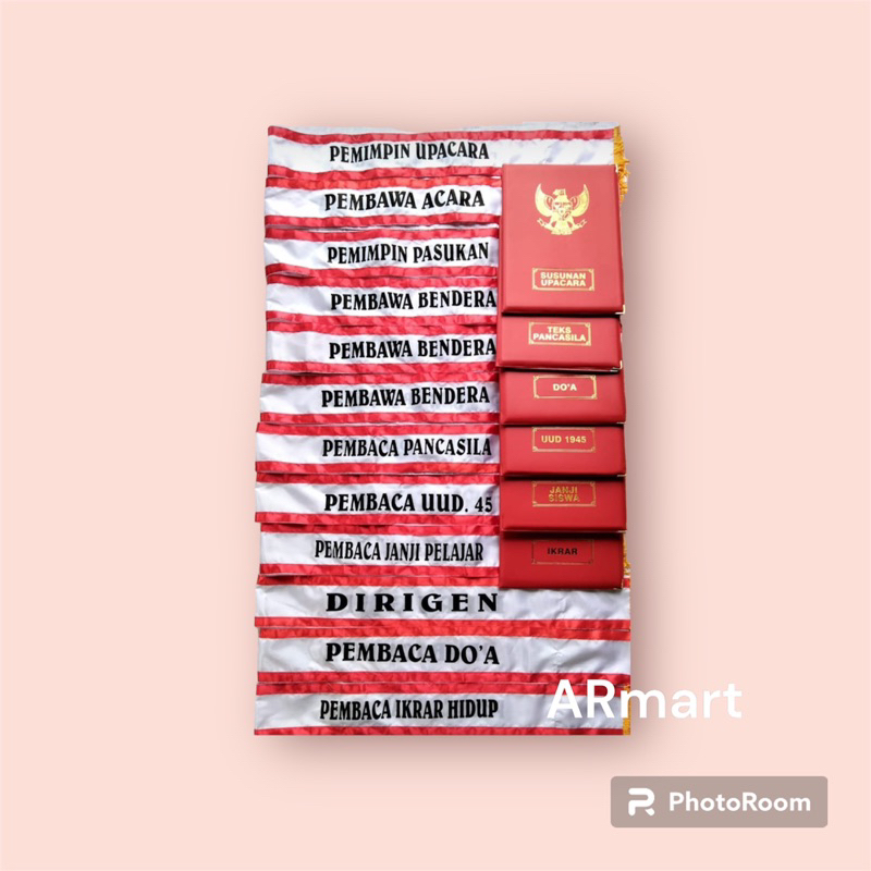 

Map Upacara Bendera Sekolah dan selendang PREMIUM (6 map + 12 selendang) ASE FOIL