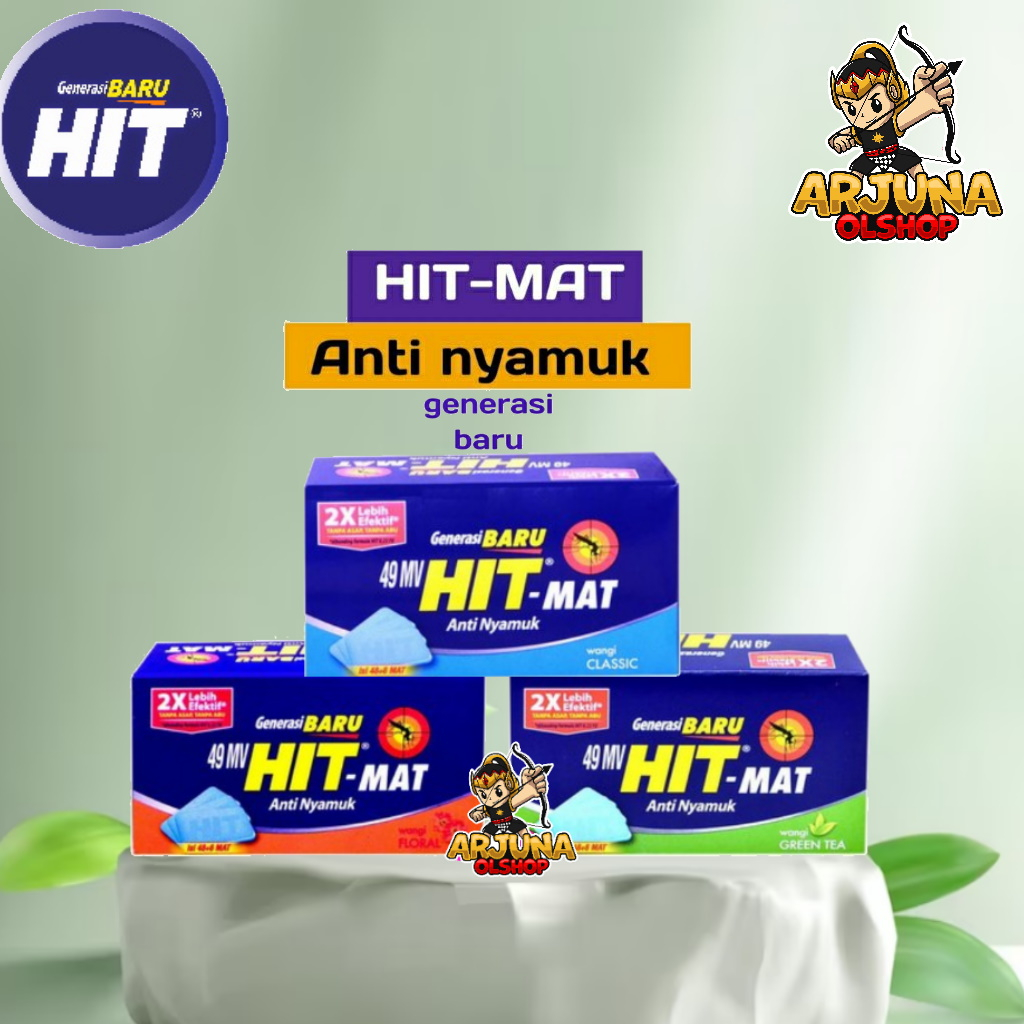 HIT MAT elektrik anti nyamuk Alat Ekonomis N8 Mouse dan Refill isi 18+6MAT